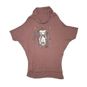 Jean Paul Gaultier Vintage Y2K Rare Cherub Angels Mock Neck Top Blouse Size 38/4